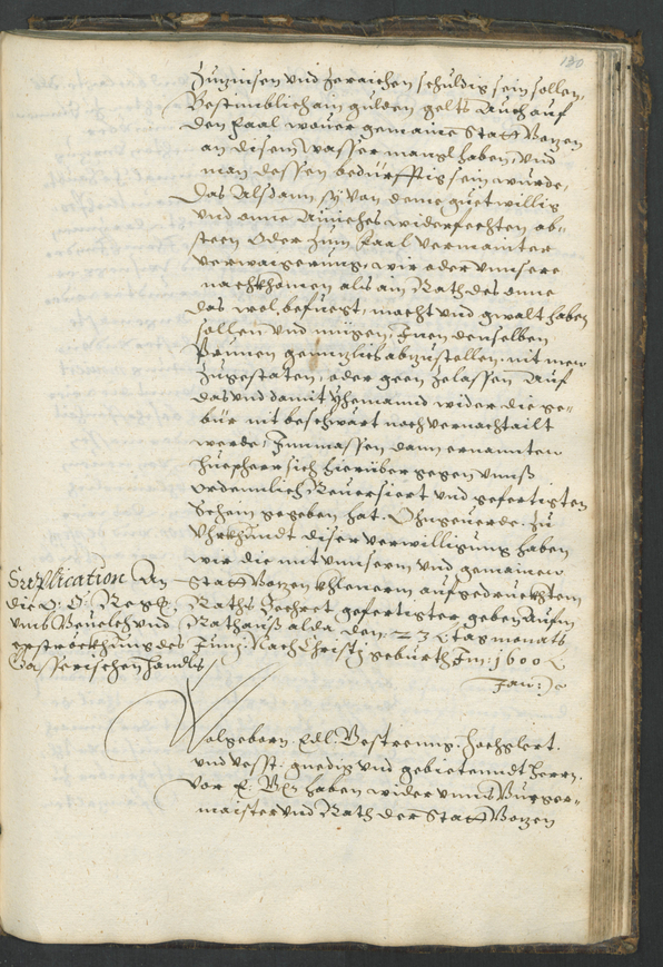 Archivio Storico della Città di Bolzano - BOhisto protocollo consiliare copiale  1598/1601 