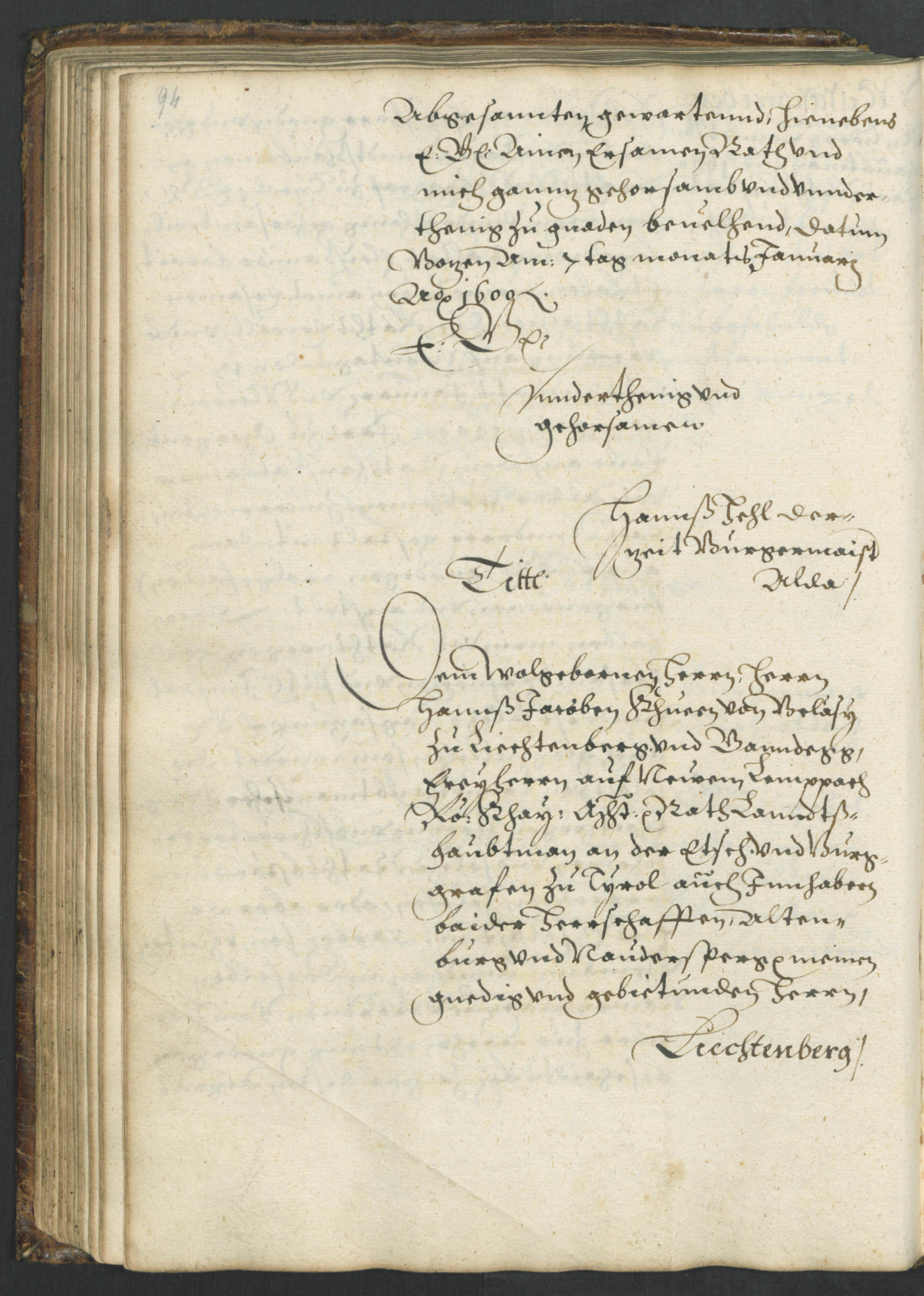 Archivio Storico della Città di Bolzano - BOhisto protocollo consiliare copiale  1598/1601 