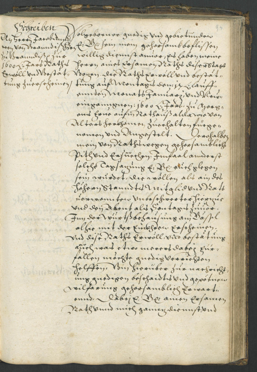 Archivio Storico della Città di Bolzano - BOhisto protocollo consiliare copiale  1598/1601 