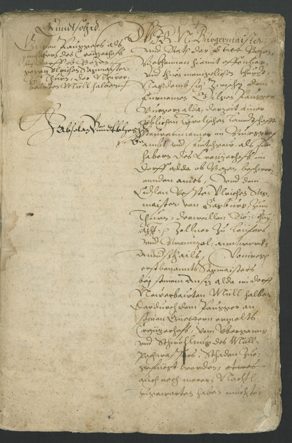 Archivio Storico della Città di Bolzano - BOhisto protocollo consiliare copiale 1600/04 