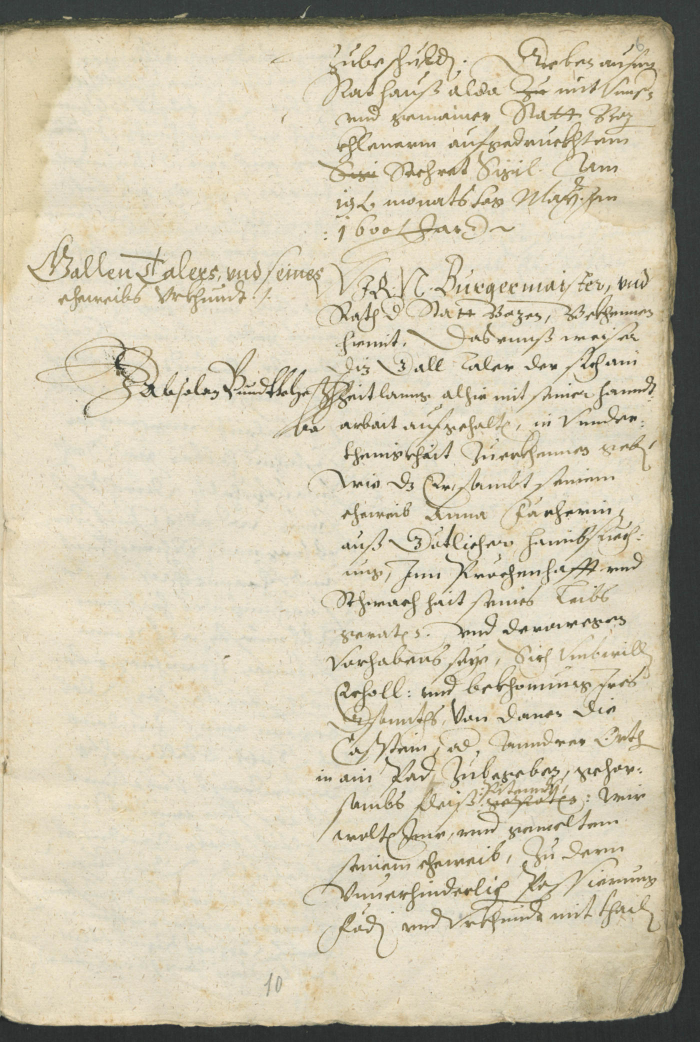 Civic Archives of Bozen-Bolzano - BOhisto Ratskopeibuch 1600/04 