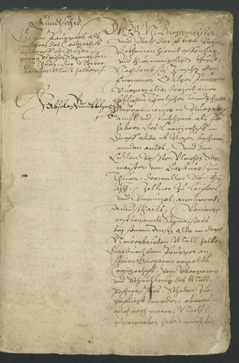 Archivio Storico della Città di Bolzano - BOhisto protocollo consiliare copiale 1600/04 
