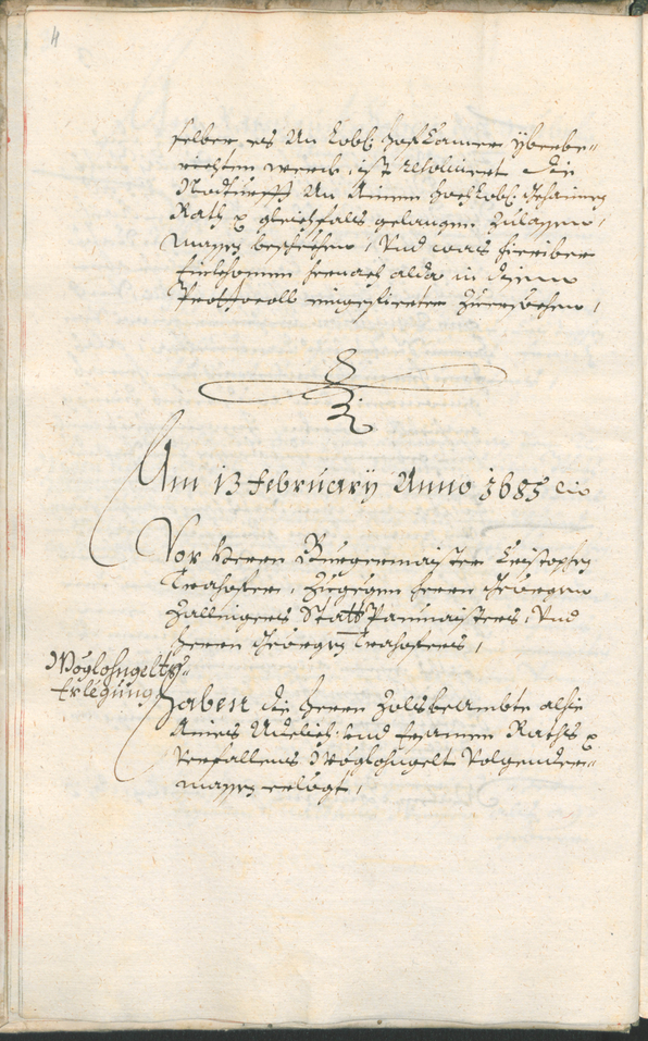 Civic Archives of Bozen-Bolzano - BOhisto Ratsprotokoll 1685/87 