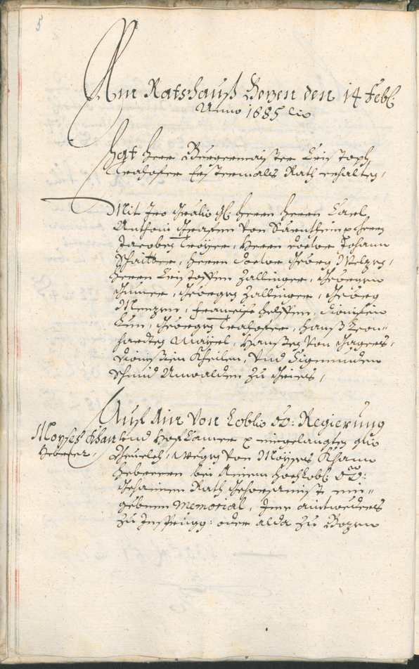 Civic Archives of Bozen-Bolzano - BOhisto Ratsprotokoll 1685/87 