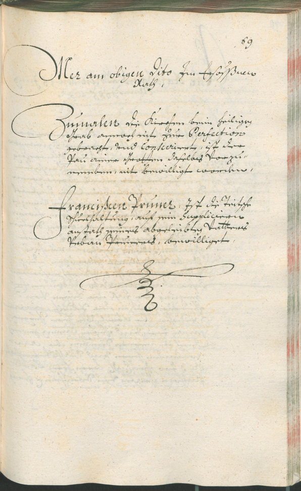 Stadtarchiv Bozen - BOhisto Ratsprotokoll 1685/87 