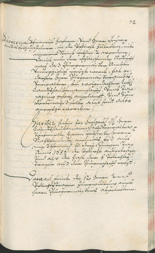 Stadtarchiv Bozen - BOhisto Ratsprotokoll 1685/87 