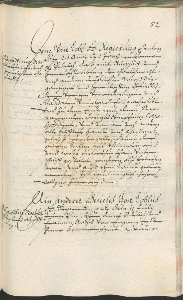 Stadtarchiv Bozen - BOhisto Ratsprotokoll 1685/87 