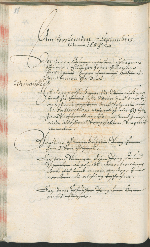 Civic Archives of Bozen-Bolzano - BOhisto Ratsprotokoll 1685/87 