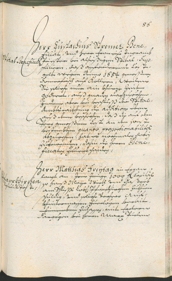 Stadtarchiv Bozen - BOhisto Ratsprotokoll 1685/87 