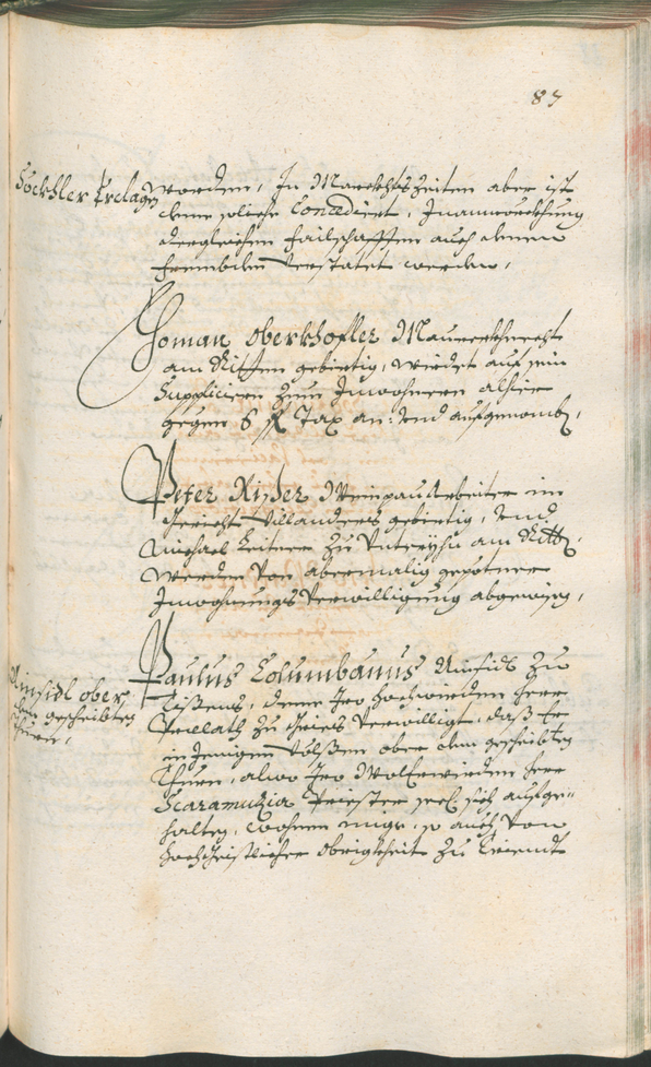 Archivio Storico della Città di Bolzano - BOhisto protocollo consiliare 1685/87 