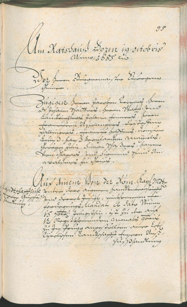 Archivio Storico della Città di Bolzano - BOhisto protocollo consiliare 1685/87 