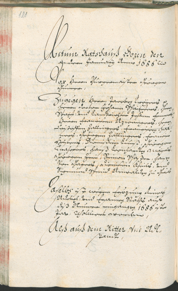 Archivio Storico della Città di Bolzano - BOhisto protocollo consiliare 1685/87 