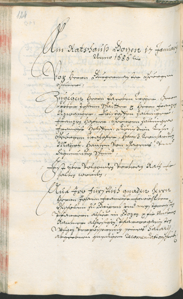 Archivio Storico della Città di Bolzano - BOhisto protocollo consiliare 1685/87 