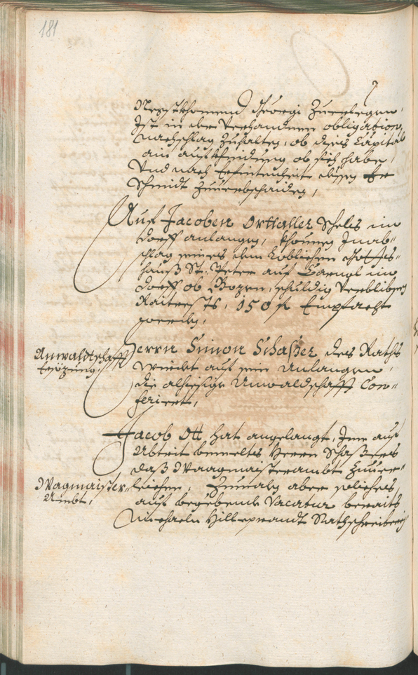 Archivio Storico della Città di Bolzano - BOhisto protocollo consiliare 1685/87 