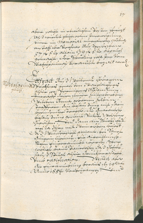 Stadtarchiv Bozen - BOhisto Ratsprotokoll 1685/87 