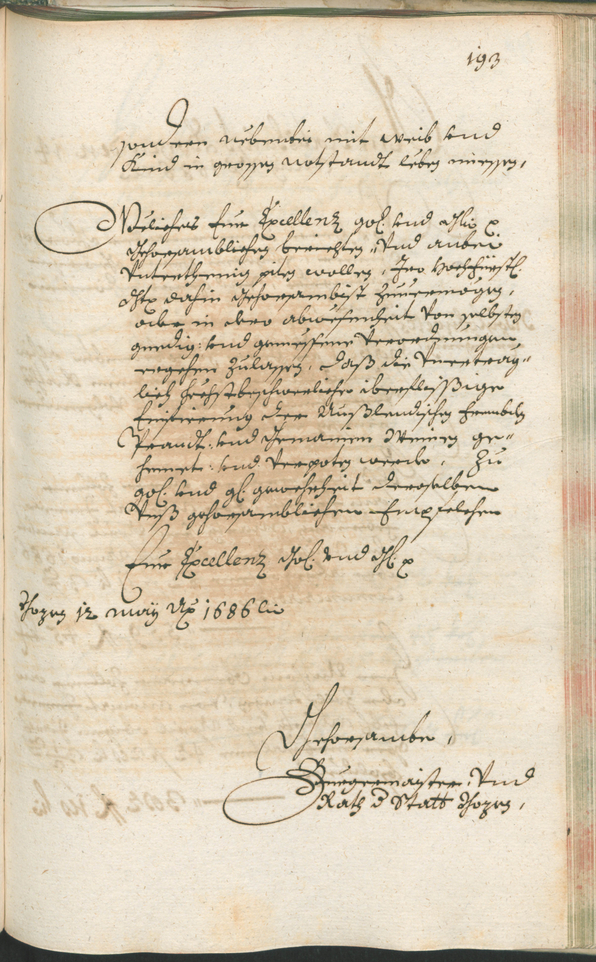 Archivio Storico della Città di Bolzano - BOhisto protocollo consiliare 1685/87 