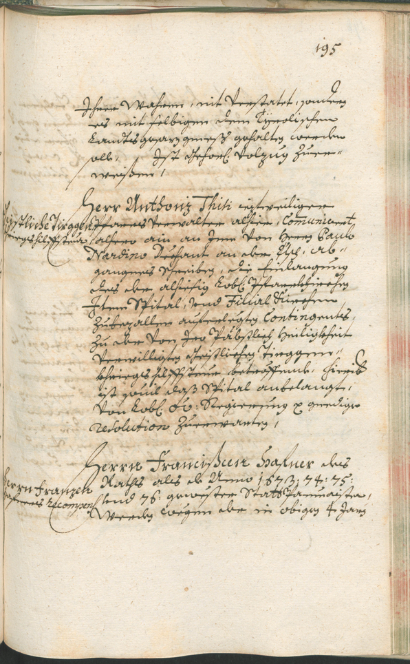 Archivio Storico della Città di Bolzano - BOhisto protocollo consiliare 1685/87 