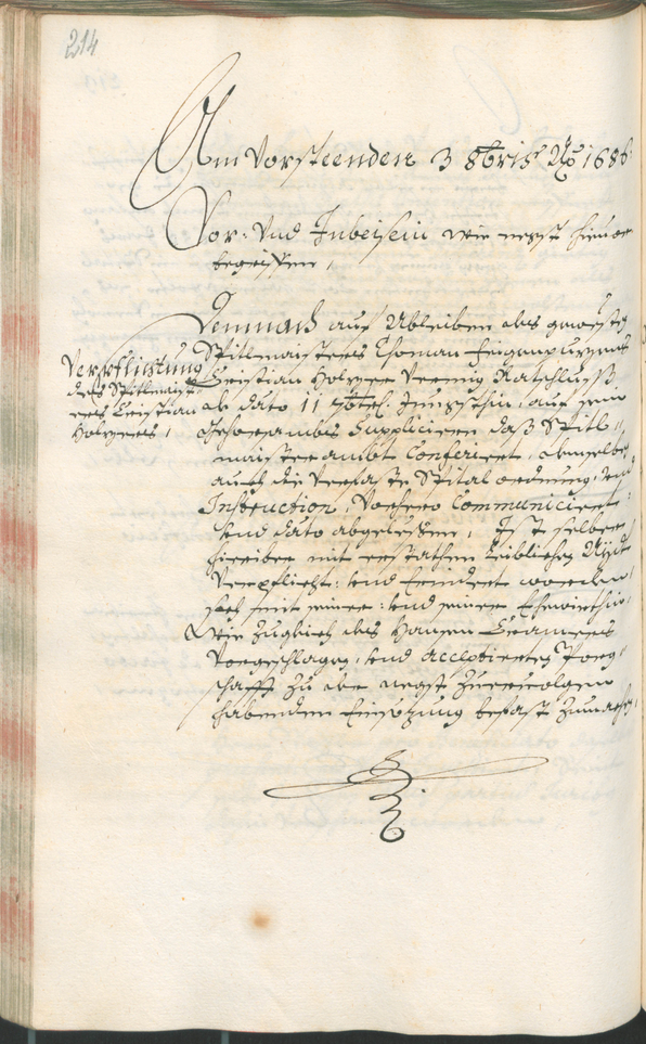 Archivio Storico della Città di Bolzano - BOhisto protocollo consiliare 1685/87 