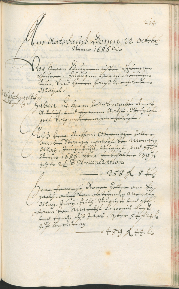 Archivio Storico della Città di Bolzano - BOhisto protocollo consiliare 1685/87 