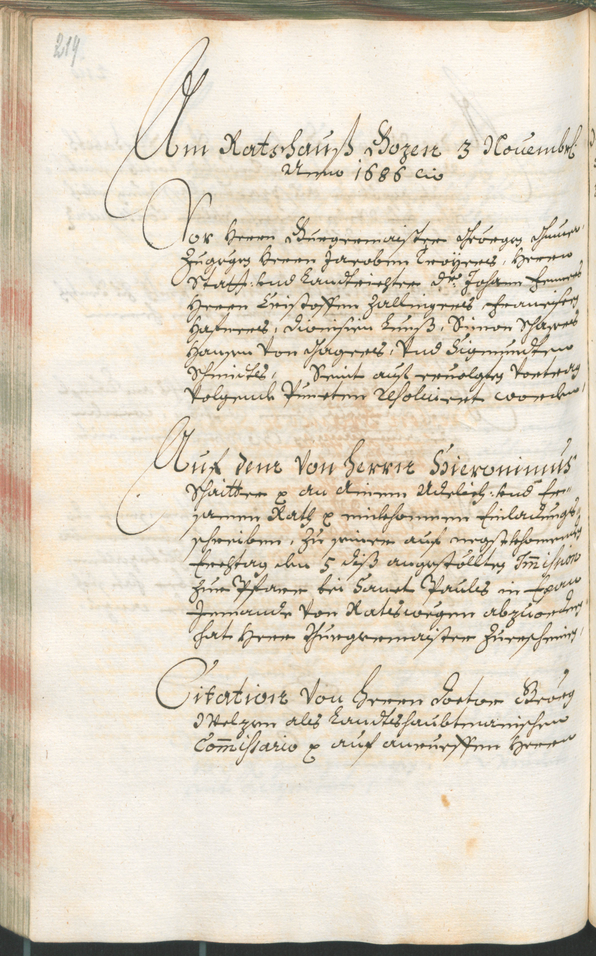 Civic Archives of Bozen-Bolzano - BOhisto Ratsprotokoll 1685/87 