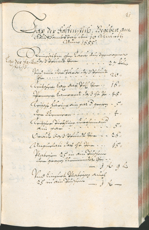 Stadtarchiv Bozen - BOhisto Ratsprotokoll 1685/87 