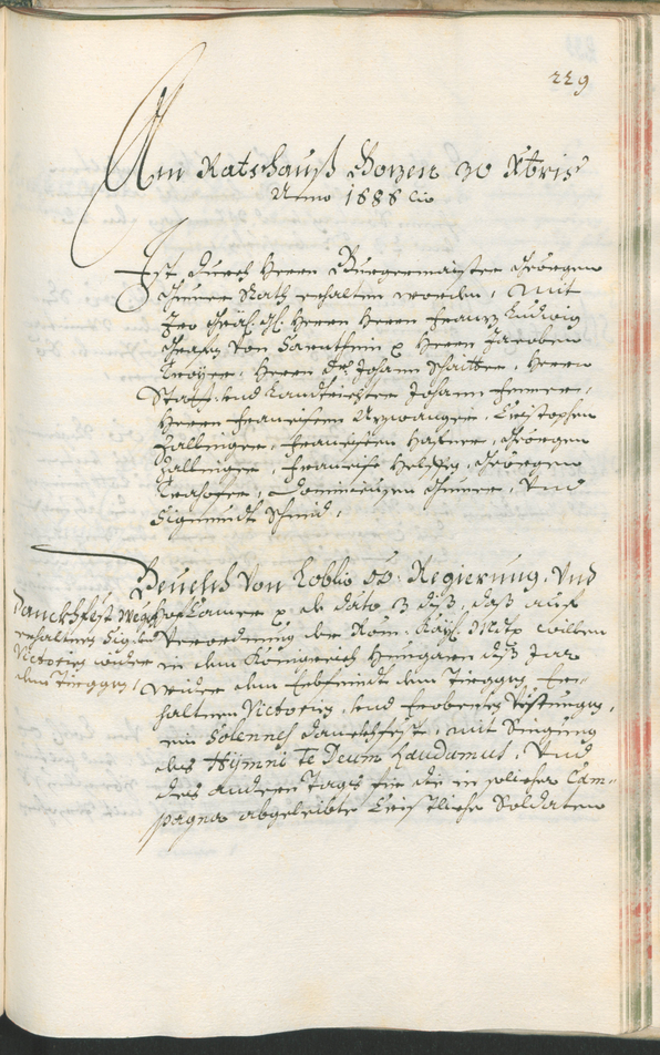 Civic Archives of Bozen-Bolzano - BOhisto Ratsprotokoll 1685/87 