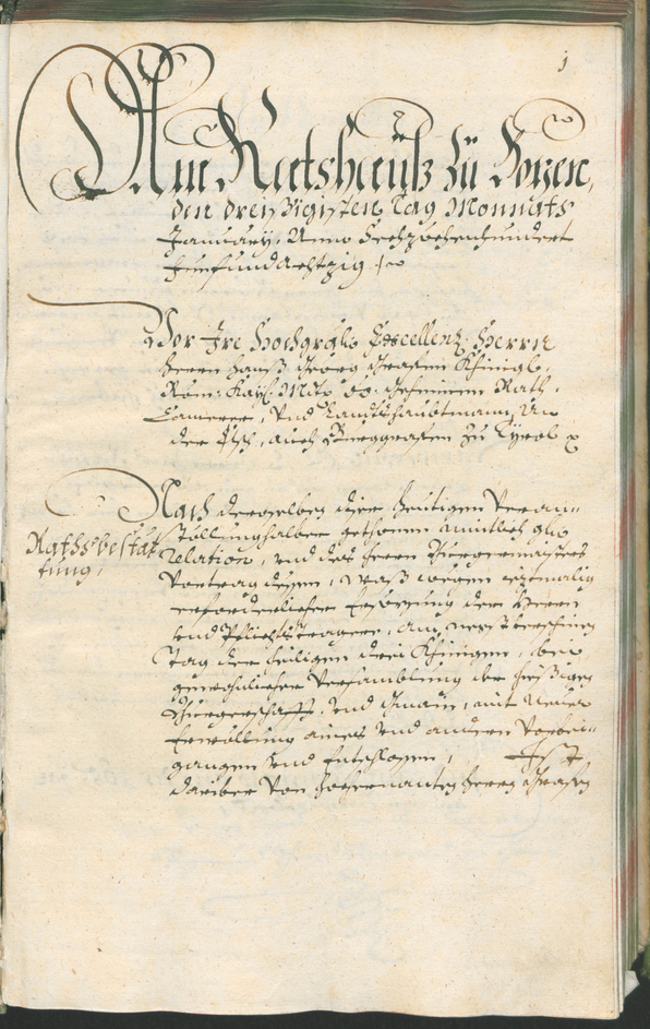 Stadtarchiv Bozen - BOhisto Ratsprotokoll 1685/87 