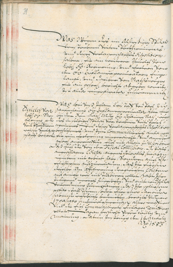 Archivio Storico della Città di Bolzano - BOhisto protocollo consiliare 1685/87 