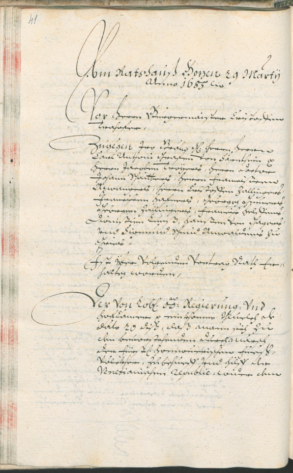 Civic Archives of Bozen-Bolzano - BOhisto Ratsprotokoll 1685/87 