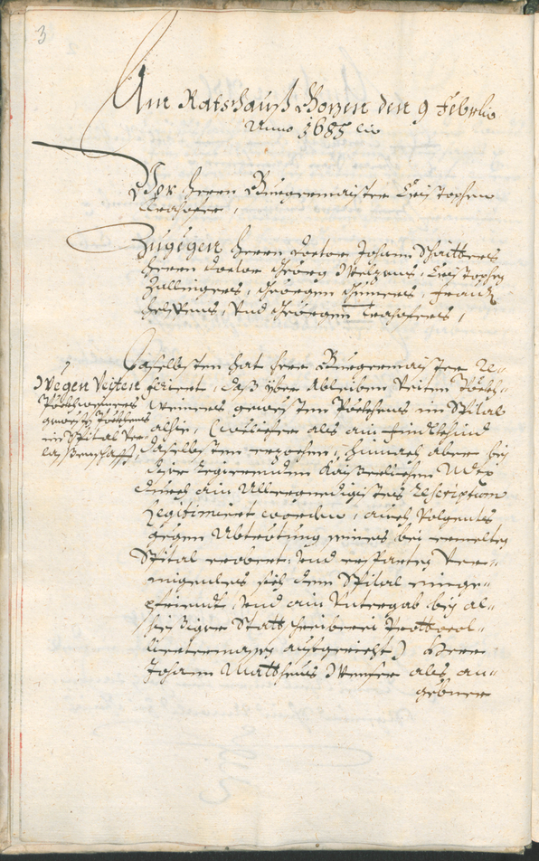 Civic Archives of Bozen-Bolzano - BOhisto Ratsprotokoll 1685/87 