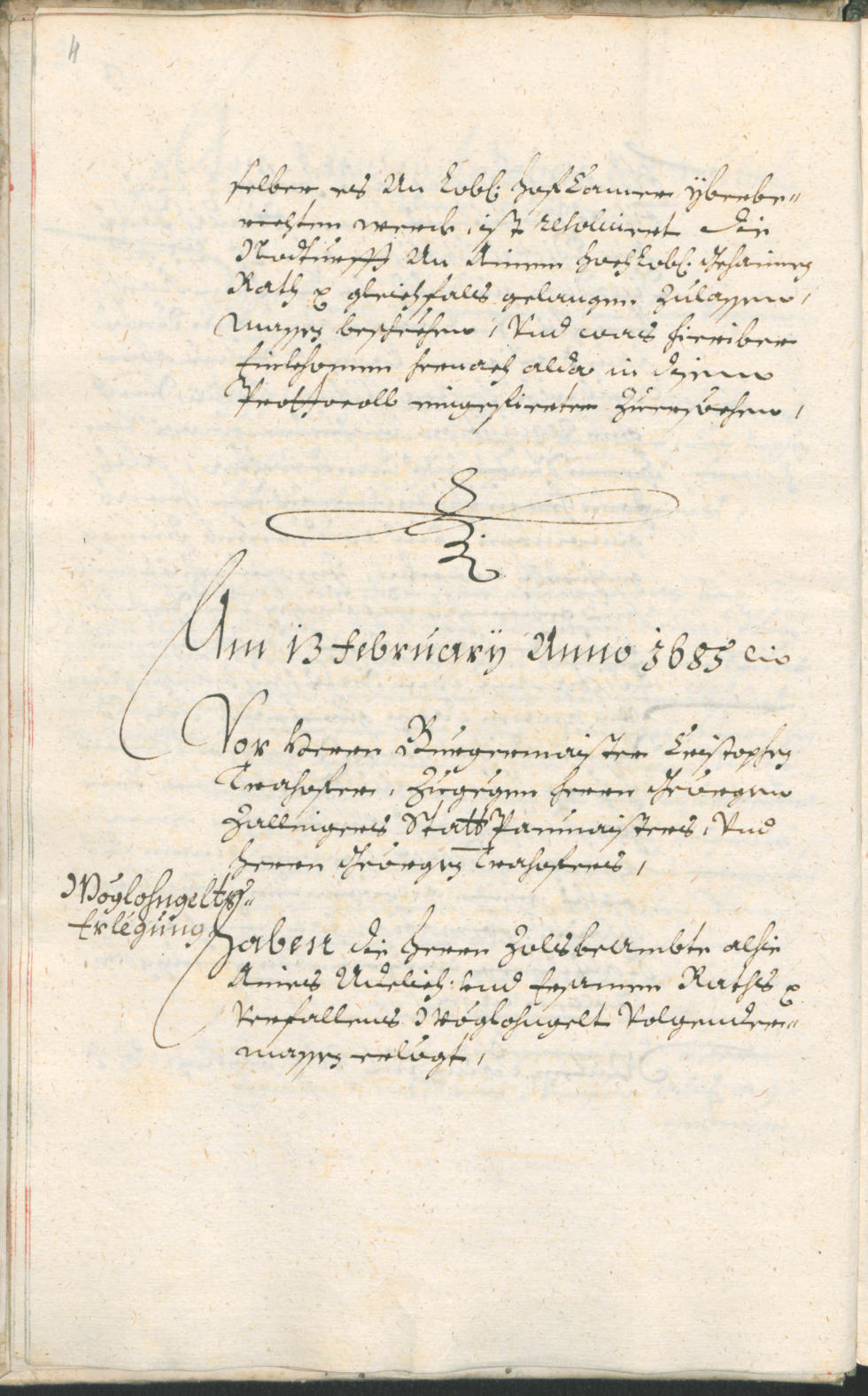 Stadtarchiv Bozen - BOhisto Ratsprotokoll 1685/87 