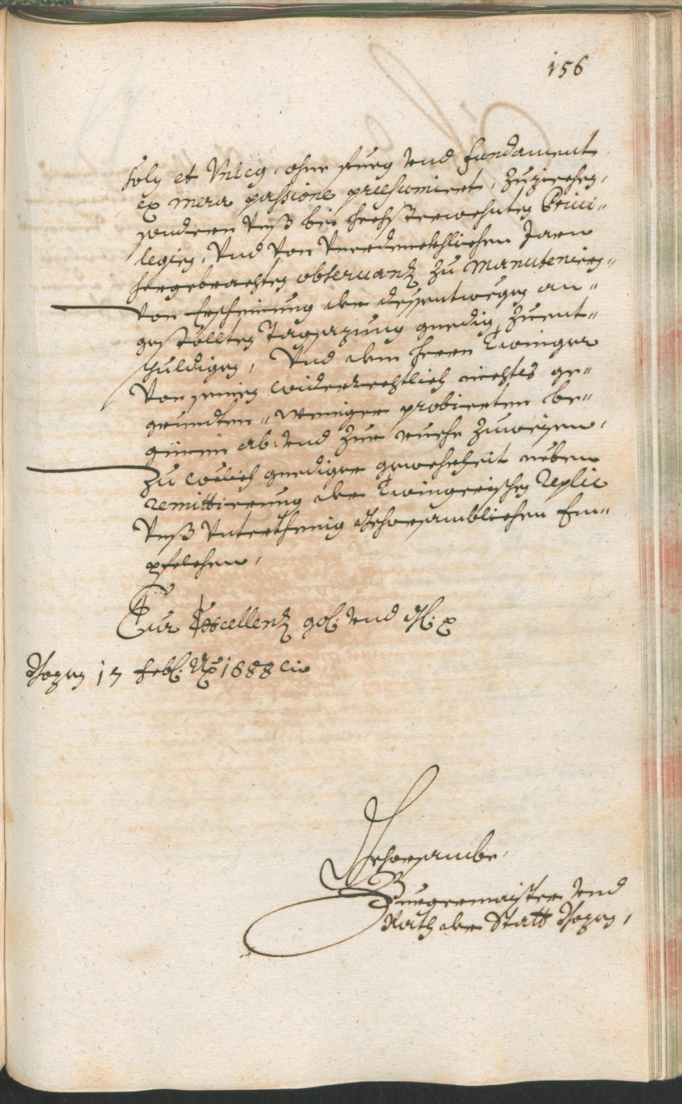 Stadtarchiv Bozen - BOhisto Ratsprotokoll 1685/87 