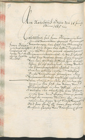 Stadtarchiv Bozen - BOhisto Ratsprotokoll 1685/87 - 