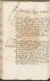 Stadtarchiv Bozen - BOhisto Ratsprotokoll 1685/87 - 