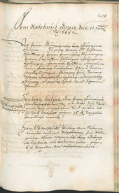 Stadtarchiv Bozen - BOhisto Ratsprotokoll 1685/87 - 