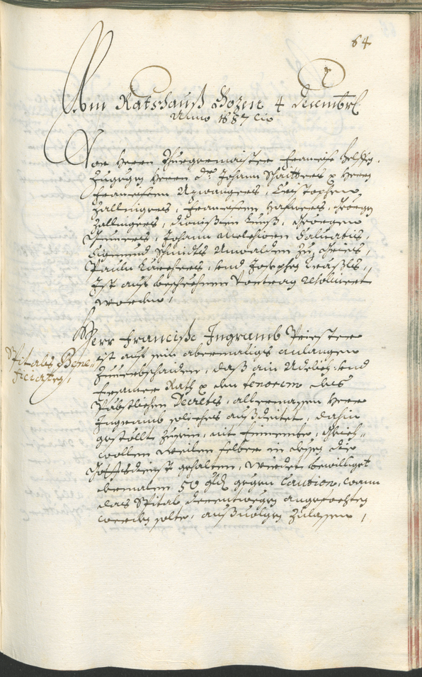 Civic Archives of Bozen-Bolzano - BOhisto Ratsprotokoll 1687/89 