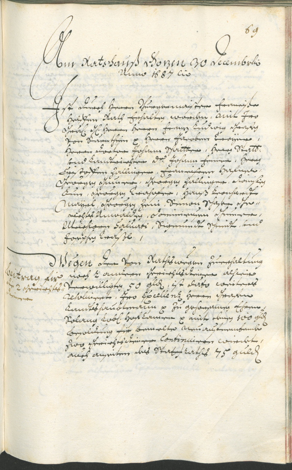 Civic Archives of Bozen-Bolzano - BOhisto Ratsprotokoll 1687/89 