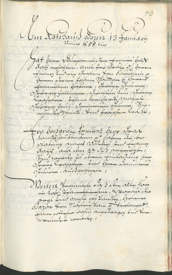 Civic Archives of Bozen-Bolzano - BOhisto Ratsprotokoll 1687/89 