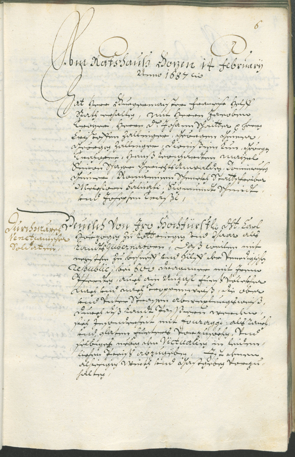 Civic Archives of Bozen-Bolzano - BOhisto Ratsprotokoll 1687/89 