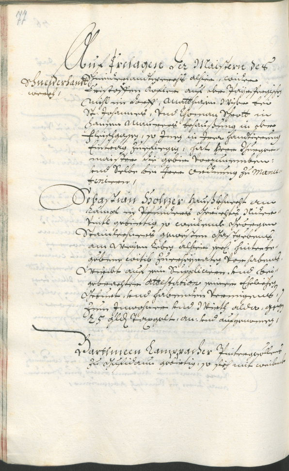 Stadtarchiv Bozen - BOhisto Ratsprotokoll 1687/89 