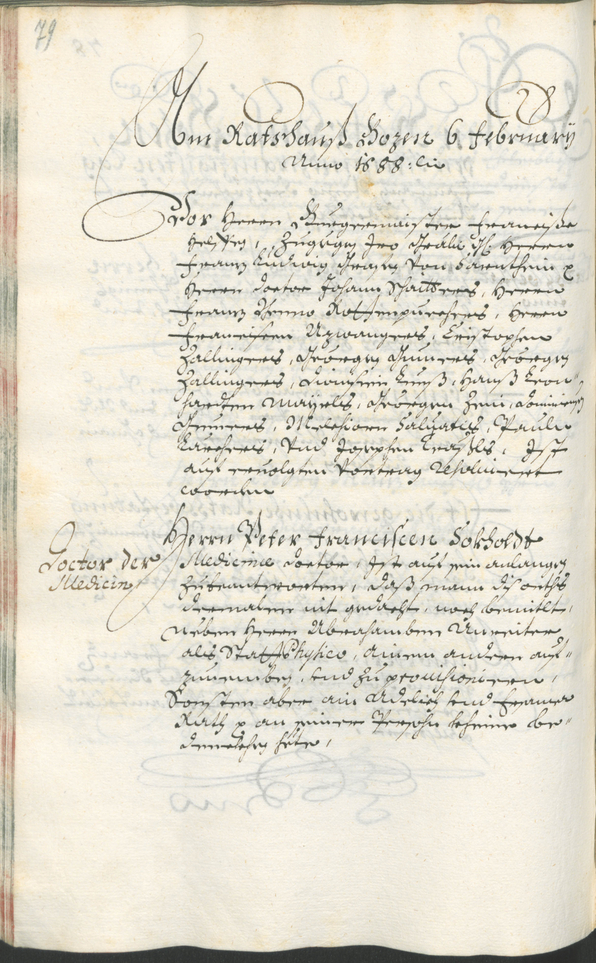 Stadtarchiv Bozen - BOhisto Ratsprotokoll 1687/89 