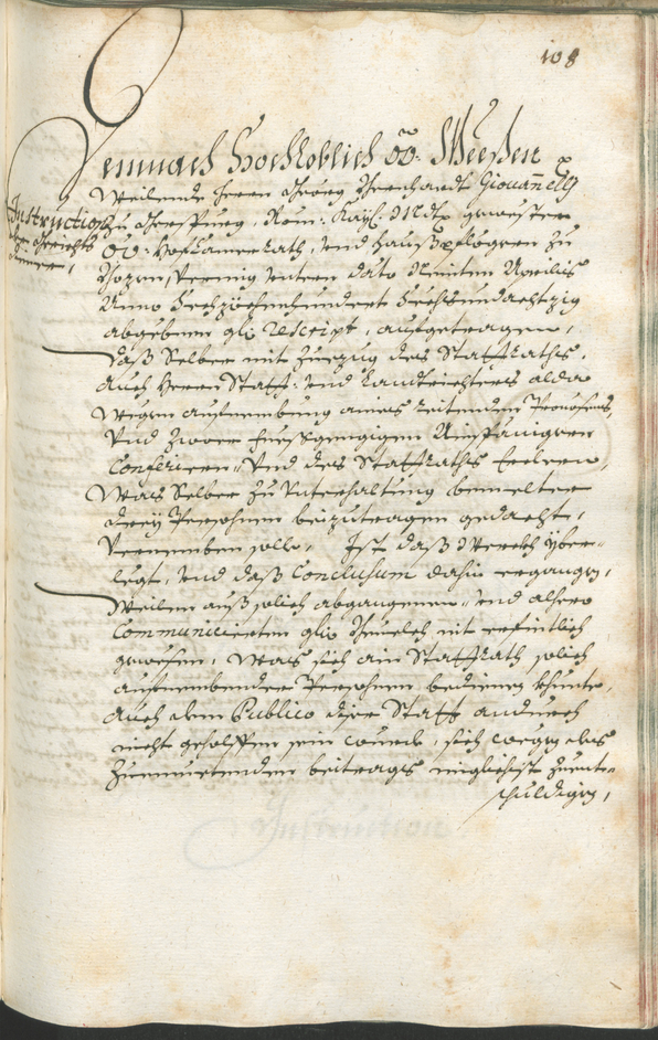 Stadtarchiv Bozen - BOhisto Ratsprotokoll 1687/89 