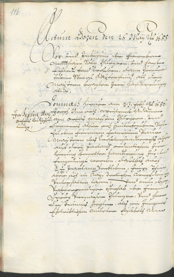 Archivio Storico della Città di Bolzano - BOhisto protocollo consiliare 1687/89 