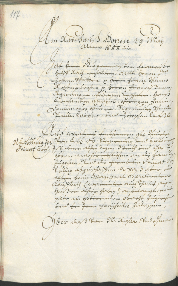 Civic Archives of Bozen-Bolzano - BOhisto Ratsprotokoll 1687/89 