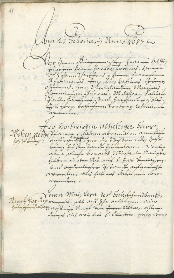 Archivio Storico della Città di Bolzano - BOhisto protocollo consiliare 1687/89 