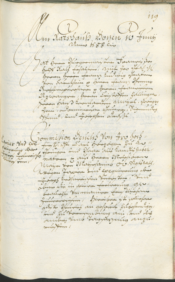 Civic Archives of Bozen-Bolzano - BOhisto Ratsprotokoll 1687/89 