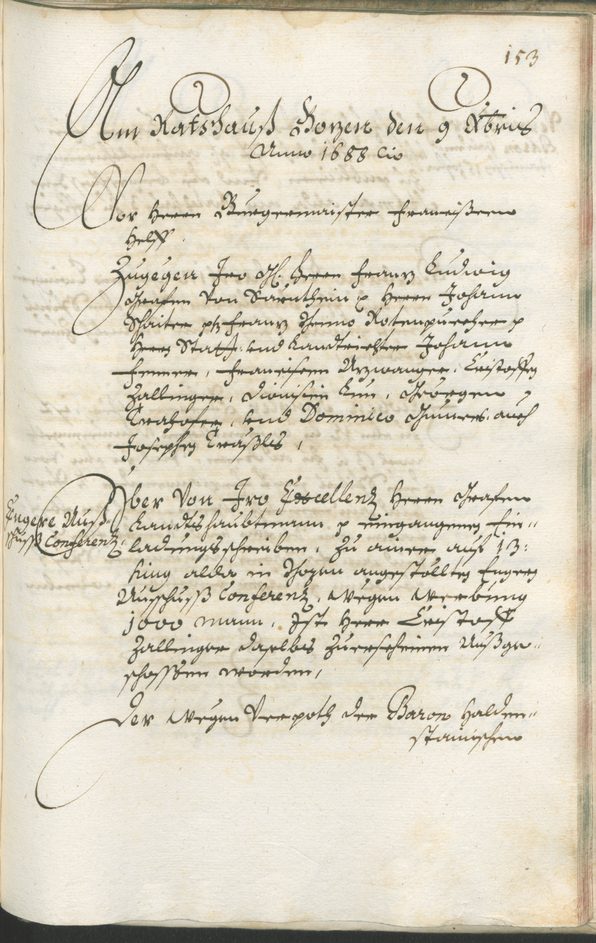 Archivio Storico della Città di Bolzano - BOhisto protocollo consiliare 1687/89 