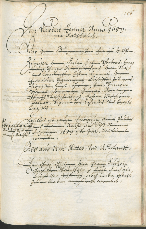 Civic Archives of Bozen-Bolzano - BOhisto Ratsprotokoll 1687/89 