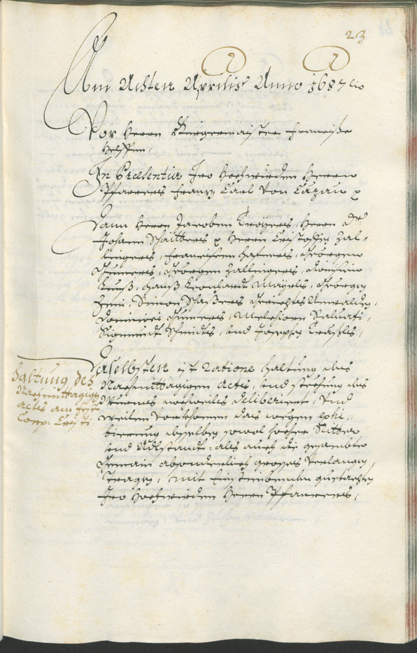 Civic Archives of Bozen-Bolzano - BOhisto Ratsprotokoll 1687/89 