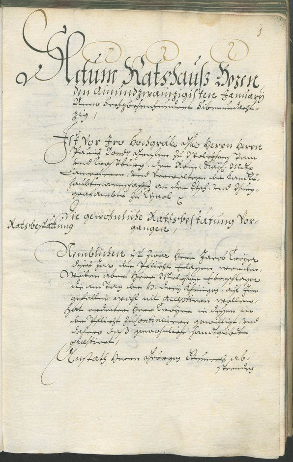 Civic Archives of Bozen-Bolzano - BOhisto Ratsprotokoll 1687/89 